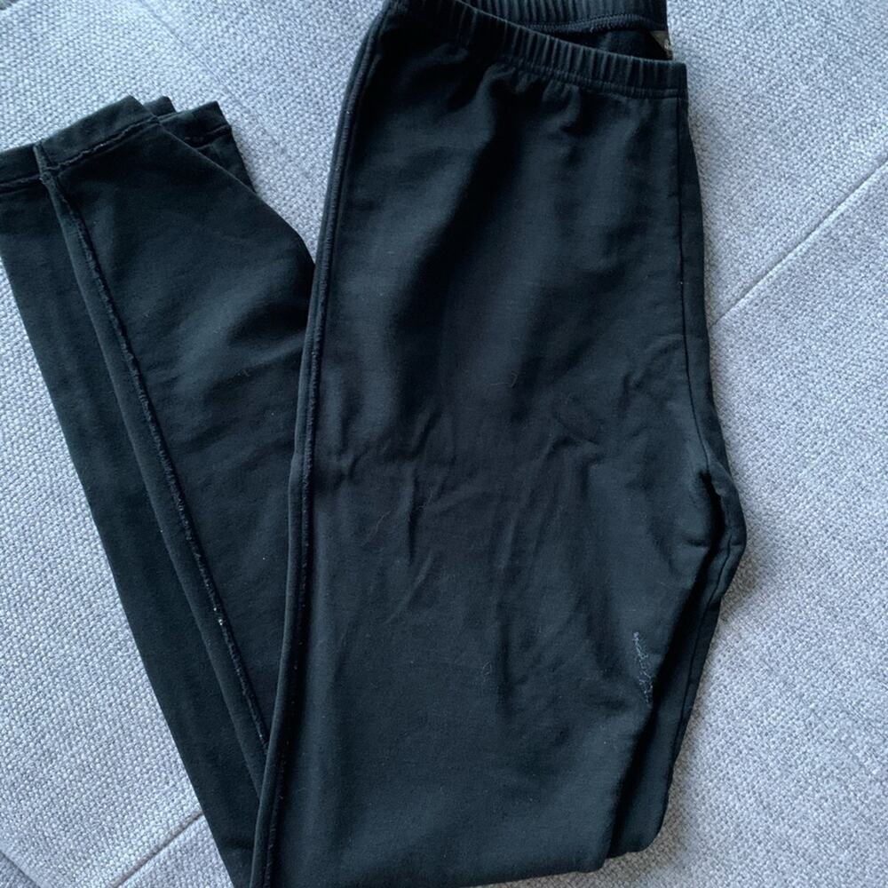 Tommy Bahama Thick Base Layer Style Cozy Black Leggings XS